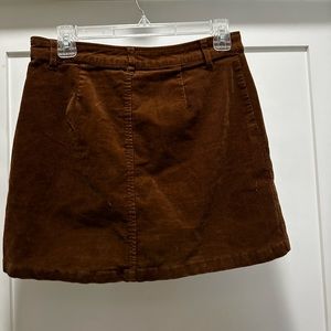 brown corduroy skirt